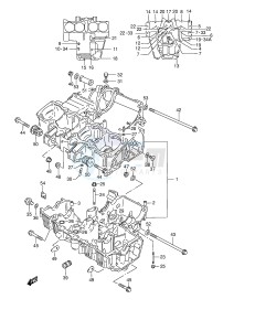 GSF1200 (E2) Bandit drawing CRANKCASE