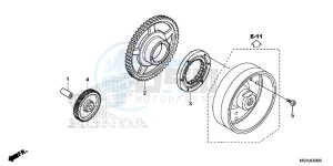 VFR1200X Europe Direct - (ED) drawing STARTING CLUTCH