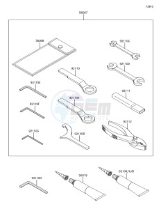 VULCAN S ABS EN650EHF XX (EU ME A(FRICA) drawing Owner's Tools