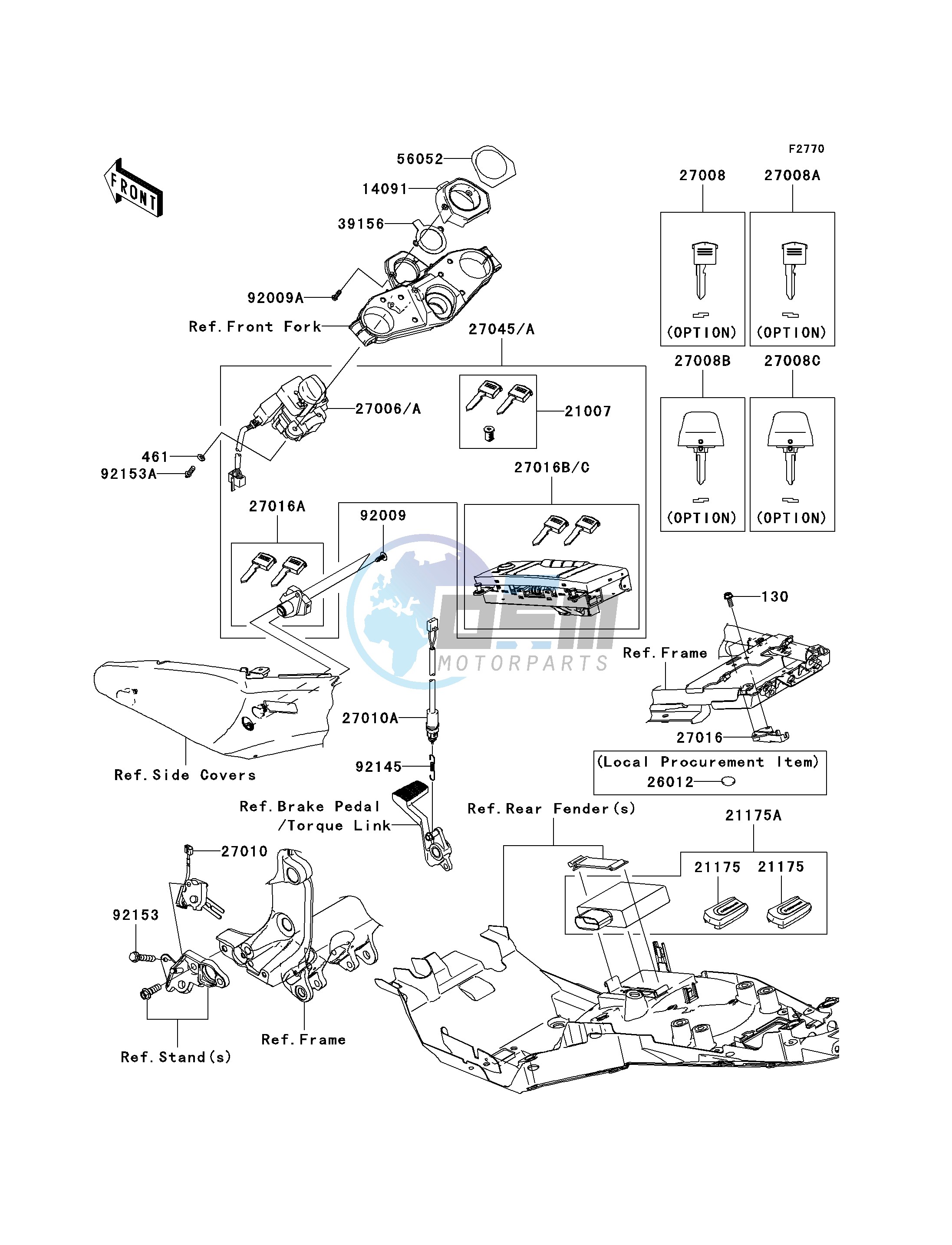 IGNITION SWITCH_LOCKS_REFLECTORS