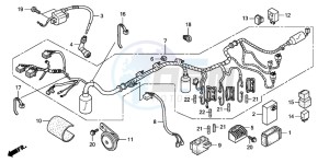 CBF150SH drawing WIRE HARNESS