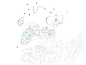 Liberty 150 iGet 4T 3V ie ABS (APAC) drawing Stater - Electric starter