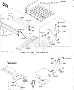 KAF 540 E [MULE 2030] (E1) [MULE 2030] drawing OPTIONAL PARTS-- REAR- -