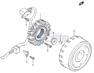 LT-Z400 drawing MAGNETO