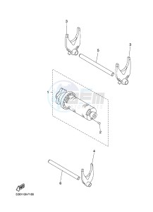 XVS1300CU XVS1300 CUSTOM (2SS3) drawing SHIFT CAM & FORK