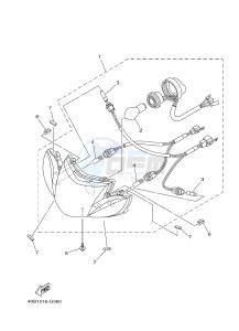 T110C (40B6) drawing HEADLIGHT