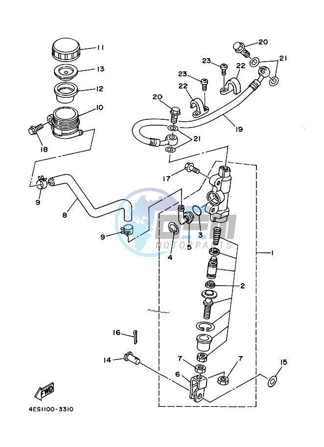 REAR MASTER CYLINDER