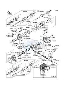 KVF360 4x4 KVF360A6F EU GB drawing Drive Shaft-Front