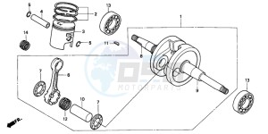 SFX50SMM drawing CRANKSHAFT/PISTON