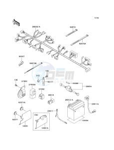 BN 125 A [ELIMINATOR 125] (A6F-A9F) A7F drawing CHASSIS ELECTRICAL EQUIPMENT