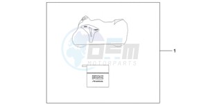 CBR1000RR9 Europe Direct - (ED / REP) drawing INDOOR BODY COVER HRC