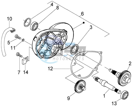 Rear wheel shaft