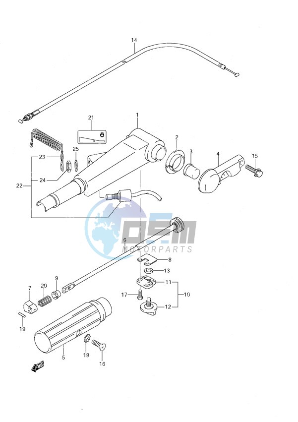 Tiller Handle