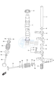 DF 9.9A drawing Camshaft Non-Remote Control