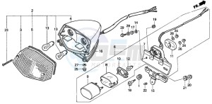 NV600C drawing TAILLIGHT (NV600C)