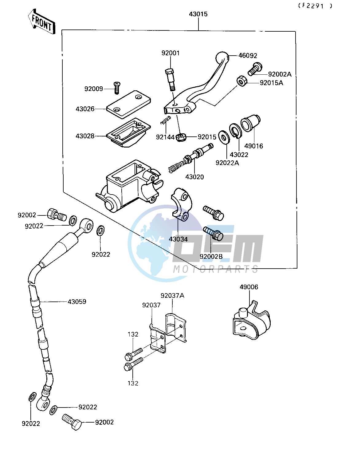 FRONT MASTER CYLINDER