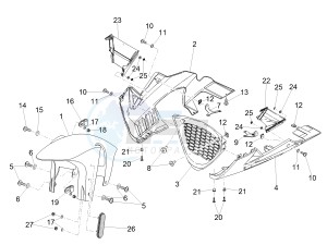 RSV4 1000 Racing Factory E4 ABS (EMEA, LATAM) drawing Front mudguard-Pillar