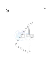 KX250F KX250ZDF EU drawing Stand(s)