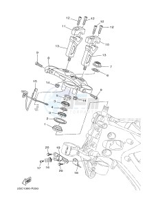 MT09TRA MT-09TRA TRACER 900 (2SC3) drawing STEERING