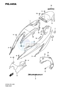 UH125 BURGMAN EU drawing FRAME COVER