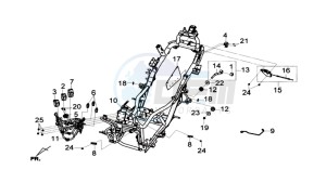 GTS 300i ABS drawing FRAME