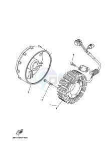 YFM700FWB KODIAK 700 (B6KE) drawing GENERATOR