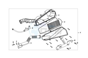 ALLO 50 25KMH (L8 L9) NL EURO4 drawing AIR FILTER