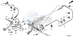 SXS700M2H Europe Direct - (ED) drawing PEDAL