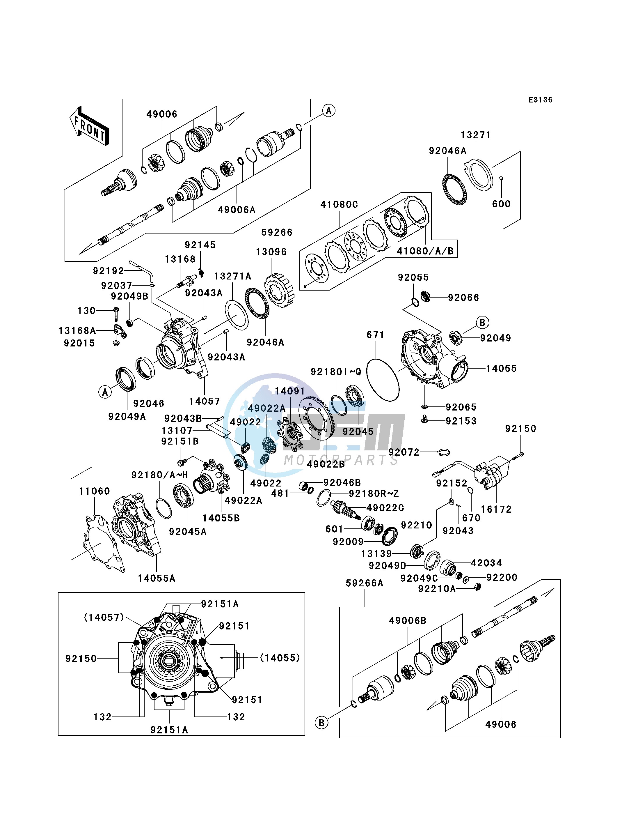 DRIVE SHAFT-FRONT