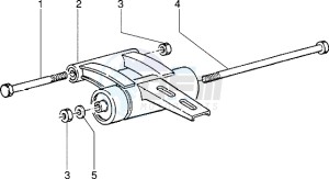 Zip 50 freno a disco drawing Swinging arm