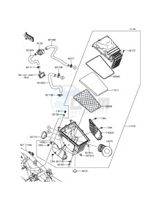 Z250SL_ABS BR250FFF XX (EU ME A(FRICA) drawing Air Cleaner