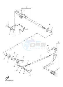 FZ8-N FZ8 (NAKED) 800 (2SH7) drawing SHIFT SHAFT