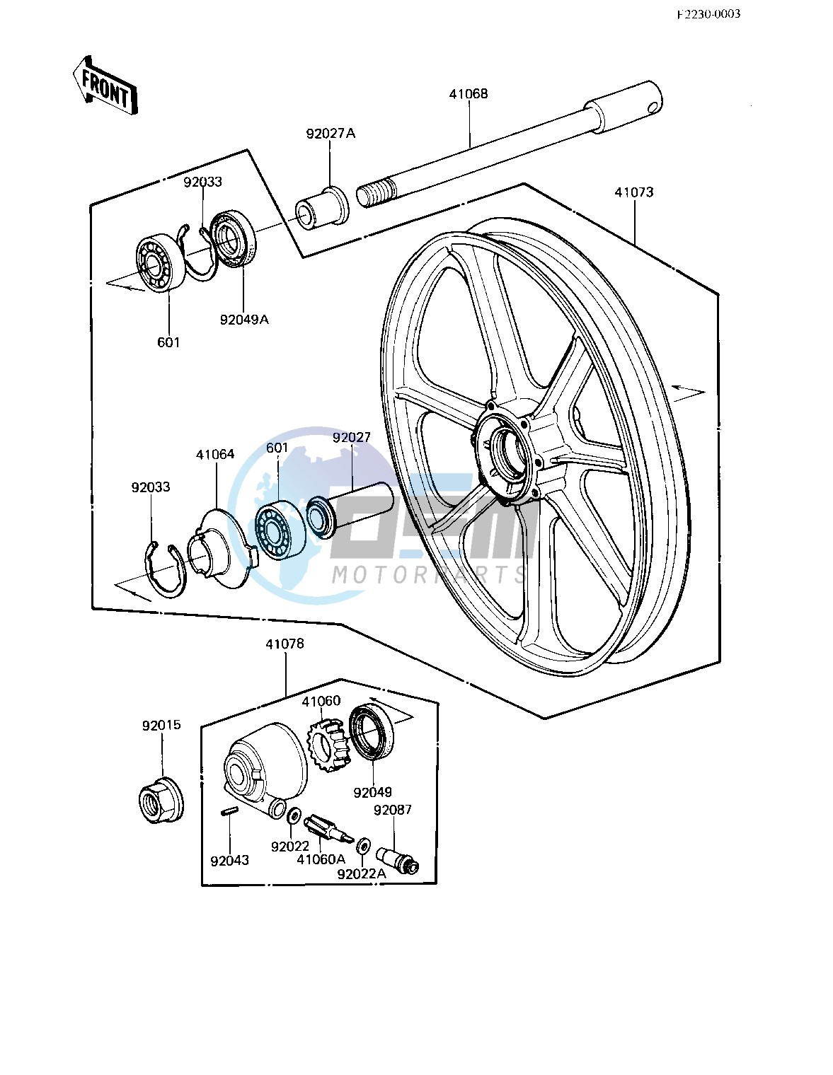 FRONT WHEEL_HUB -- 83 H3- -