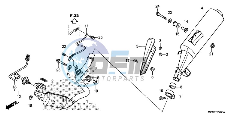 EXHAUST MUFFLER