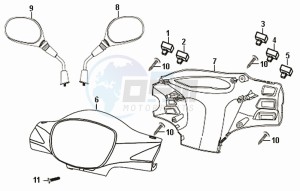 FIDDLE II 50 NEW ENGINE drawing HANDLE PIPE HANDLE COVER