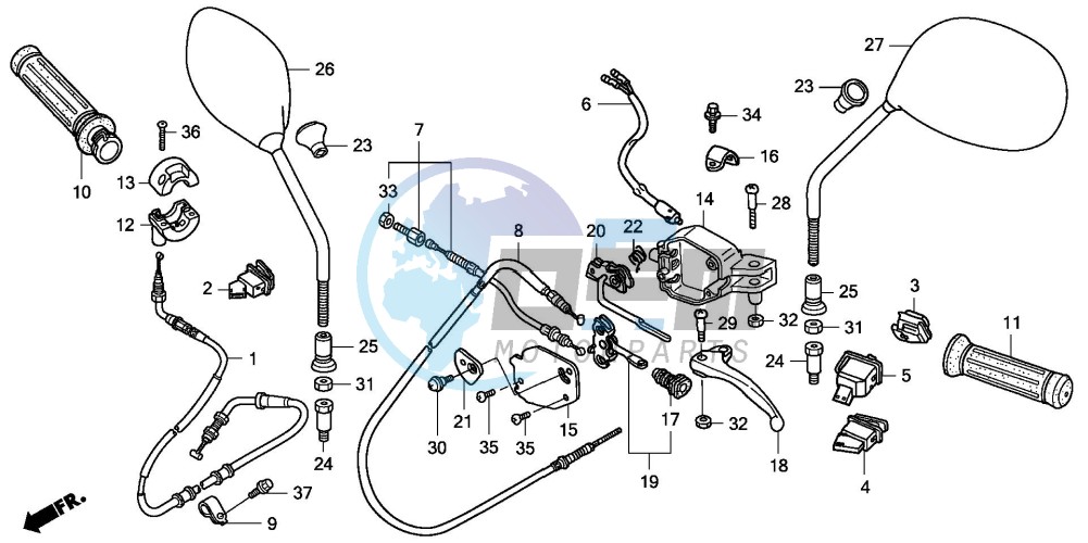 HANDLE LEVER/SWITCH/CABLE