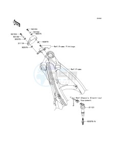 KX 250 T [KX250F] (7F) T7F drawing IGNITION SYSTEM