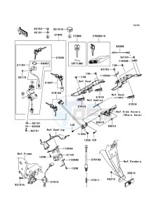 Z1000_ABS ZR1000C9F FR GB XX (EU ME A(FRICA) drawing Ignition Switch