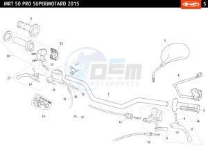 MRT-50-PRO-SM-PRO-GREEN drawing HANDLEBARS