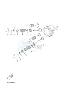 YP400R X-MAX 400 (1SD4 1SD4 1SD4) drawing VALVE