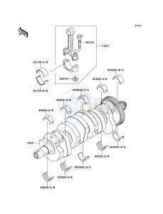 Z750R ABS ZR750PCF UF (UK FA) XX (EU ME A(FRICA) drawing Crankshaft