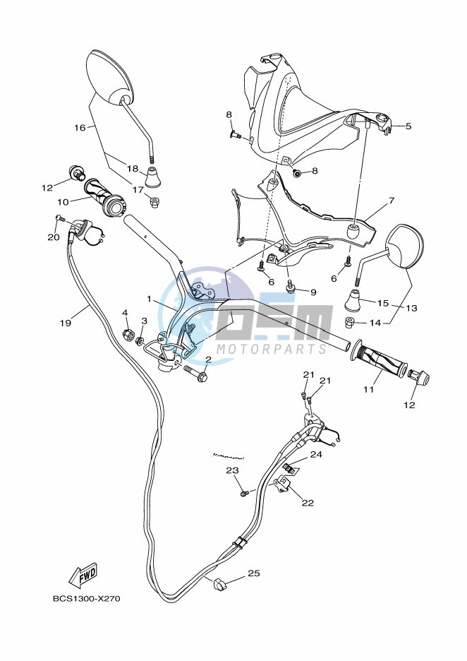 STEERING HANDLE & CABLE