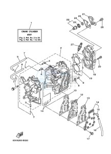 9-9FMHS drawing CYLINDER--CRANKCASE