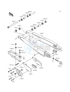 KX 250 J [KX250] (J1) [KX250] drawing SWING ARM