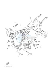 YZ85LW (1SNG 1SNJ 1SPG 1SPJ) drawing FRAME