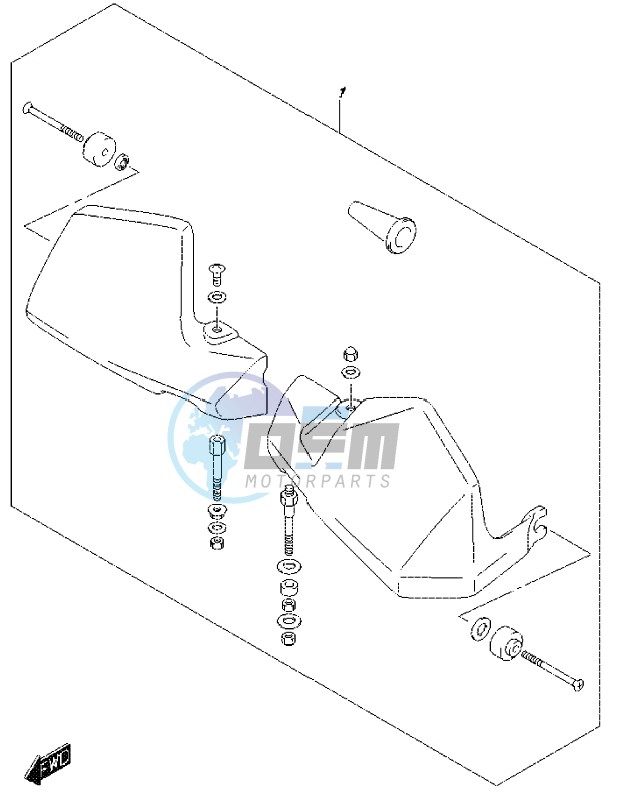 OPTIONAL (KNUCKLE COVER SET) (DL650AUEL7 E21)