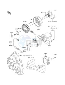 KRF 750 G [TERYX 750 FI 4X4] (G9F) G9F drawing GENERATOR