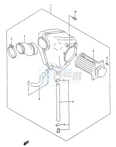 GZ125 (W-X-Y) drawing AIR CLEANER