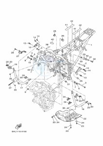 XTZ690 TENERE 700 (BHL9) drawing FRAME