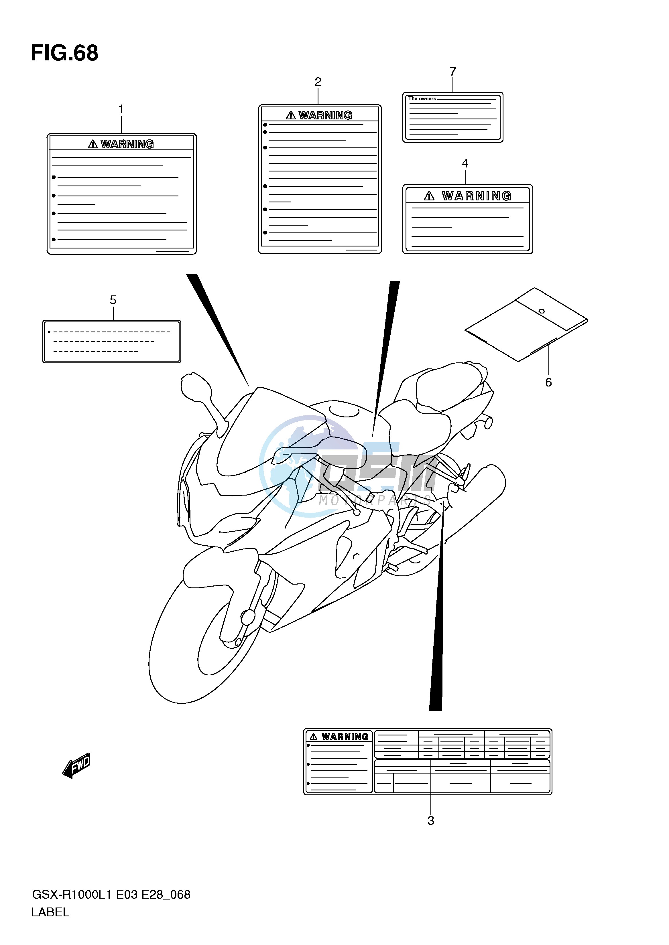 LABEL (GSX-R1000L1 E3)